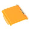 Access Door with axle and spring, for ET-1 and ET-2 (orange) Sebo vacuum cleaner repair part