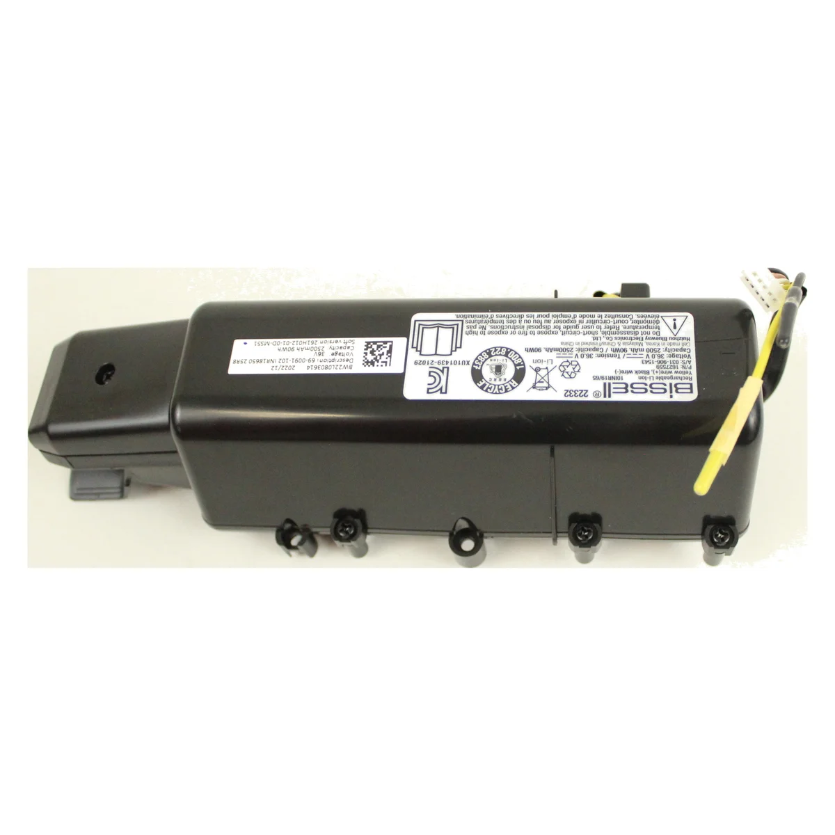 Battery Bissell repair part number: 1618930 - Image 2