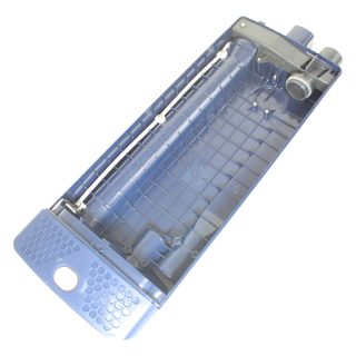 Dust Bag Housing, complete, with bumper, for X4 and X5 (dark blue) Sebo vacuum cleaner repair part