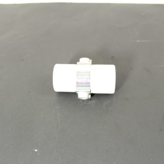 Porcelain Keyless Twin Socket with 1/8ips.