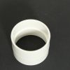 PVC 2" coupling for central vacuum pipes with stop in center. Used in built in vacuum installations