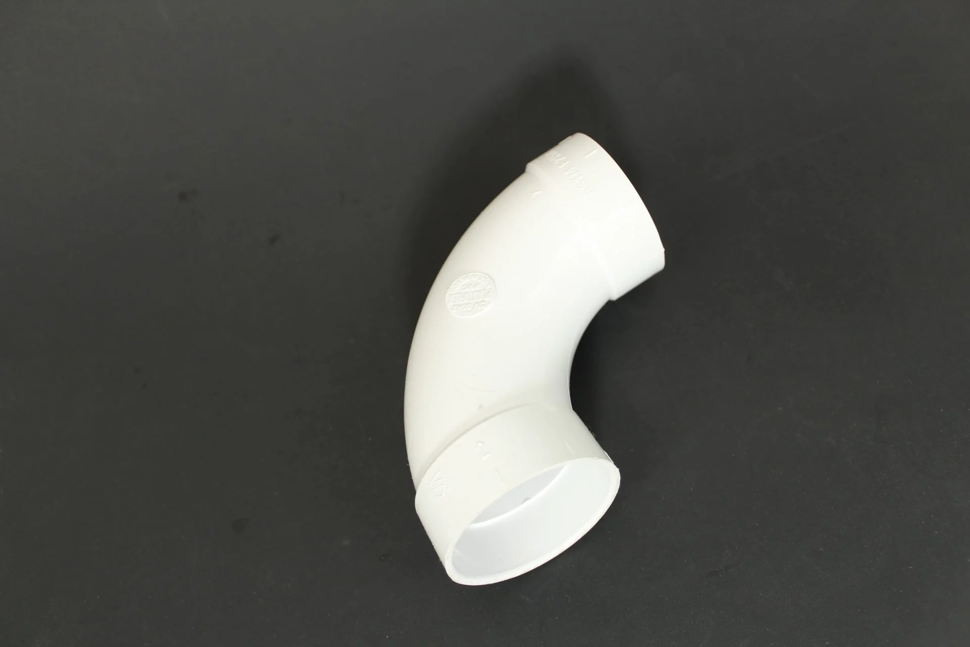 90 degree PVC pipe sweep elbow for central vacuums built in vacuum installation