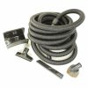 Central vacuum 35' garage kit non powered hose and basic tools