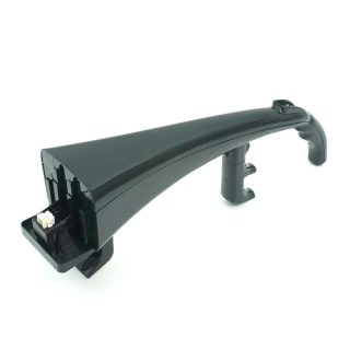 Handle Assembly With Switch With Hose Carrier Black Replacement All Models With Switch in Handle (Can be used as replacement for R200 and R700) Part Number D431-0114 for Riccar Models R100, R200, R300, R300C, R500, R600, R700, R800, R800C, 4-5AE