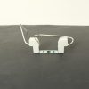 78mm T-3 Short Halogen Porcelain Socket with 6in. Leads