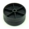 Rear Wheel Black Plastic Part Number B010-1314 for Simplicity and Riccar Models F3100, F3300, F3300C, S10E,RSL1, RSL1A, RSL1AC, R10E