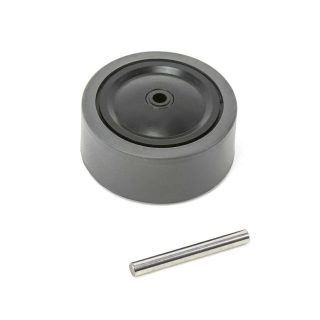 Large Rear Wheel and Axle Part Number D350-6631 for Simplicity and Riccar Models F3400, F3500, F3500C, F3600, F3700, F3700.SAND, F3700C,RSL3, RSL3C, RSL4, RSL5, RSL5.SAND, RSL5C