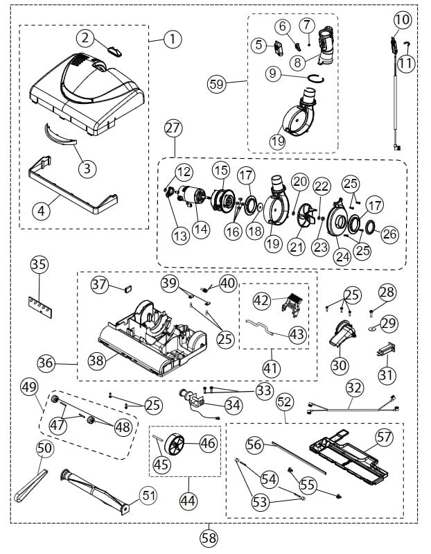 Parts book and Schematics for Riccar Models PRIMA.2 PRIMAP.2 PRIMA.4SS
