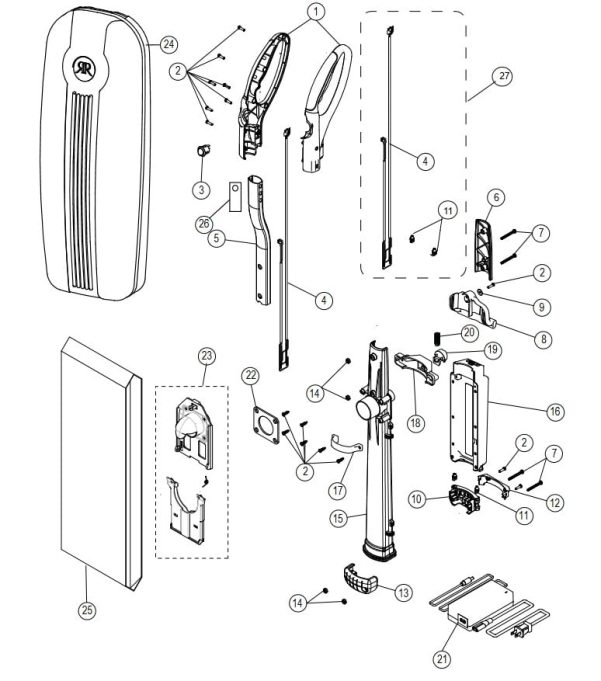 Parts book and Schematics for Riccar Models R10CV R10CV.2 R10CV.4 R10CV