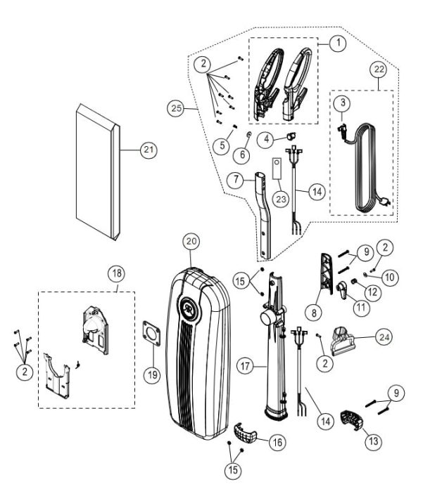 Parts book and Schematics for Riccar Models R10S R10D R10P R10SAND R17
