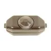 In-Line Single-Pole, Feed-Through Rotary Lamp Cord Dimmer - Brown