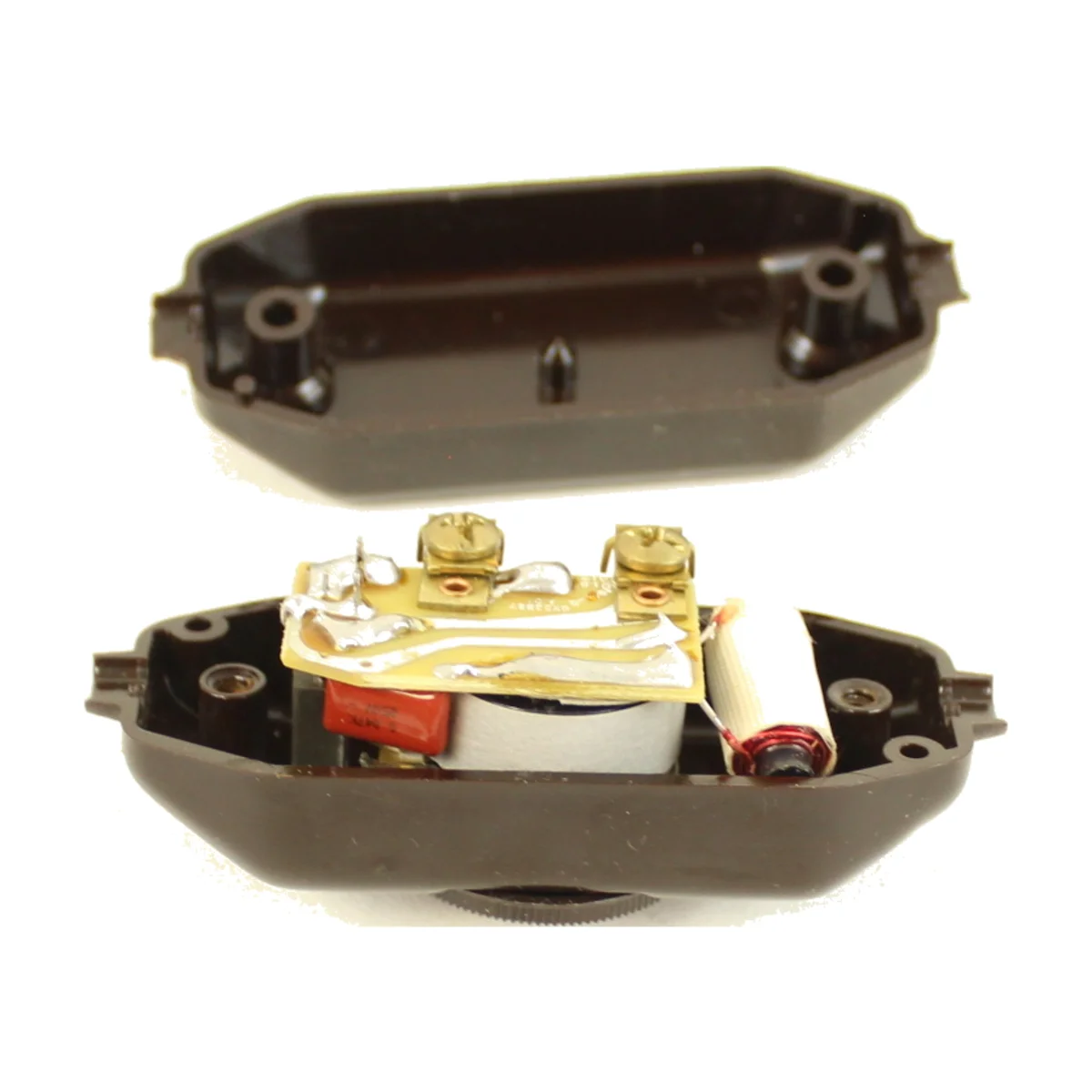 In-Line Single-Pole, Feed-Through Rotary Lamp Cord Dimmer - Brown - Image 4