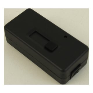 Black Full Range Inline Dimmer Switch for LED, CFL, Incandescent Bulbs
