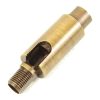 Antique Brass Finish Adjustable Brass Friction Lamp Swivel, 1/8M x 1/8F