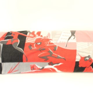 Incredibles Fleece Fabric Red and Pink - Sold by the Yard