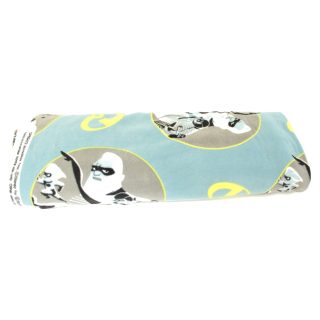 Incredibles Fleece Fabric Blue - Sold by the Yard