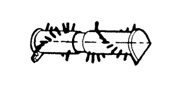 BRUSHROLL, 6744 HAND VAC Part Number: 63199 for Douglas