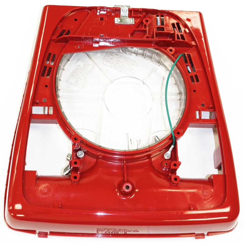 Base, 12" Red W/Outer Wheels Latch Style Quick Kln Part Number: 5572618 for Sanitaire
