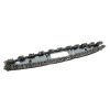 Brush Strip, 10-1/4" Floor Brush on Mtl Backing Part Number: 26-1510-06 for Electrolux Replacement