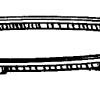 NLA Brush Strip, Floor Brush Front/Back Tri Star Part Number: 70117&70115 for Compact