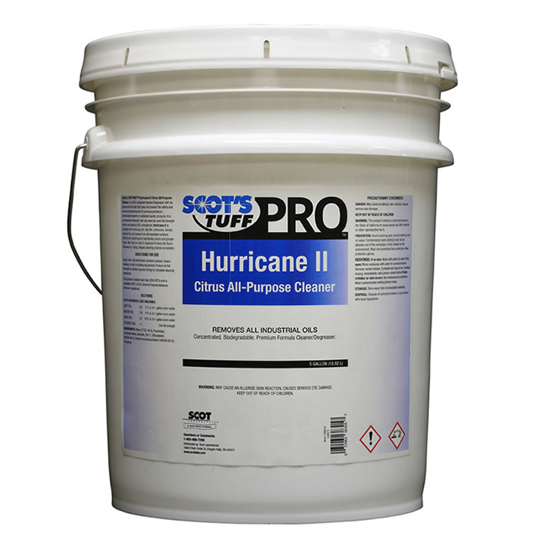 CLEANER, HURRICANE II ALL PURPOSE 5 GAL REFORM Part Number: C8312 for Scot Labs