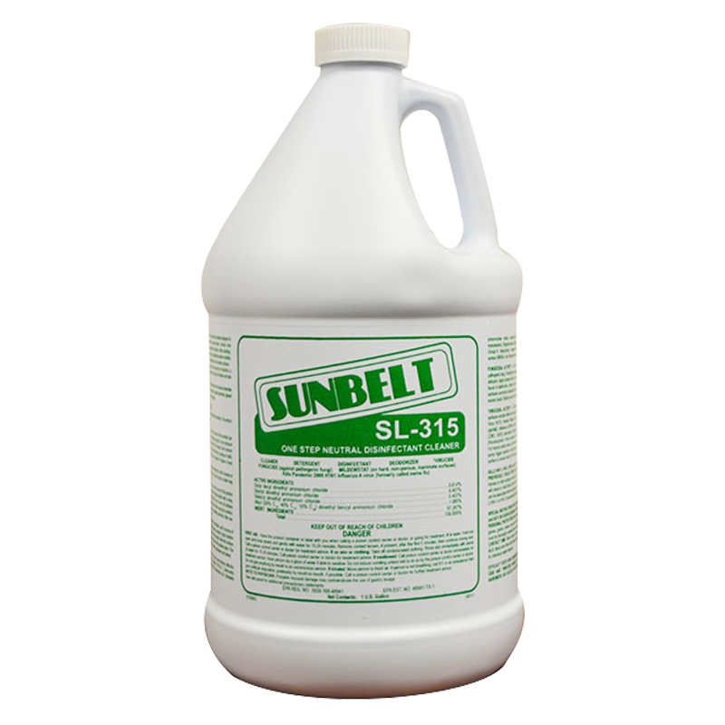 Cleaner, Disinfctnt SL-315 One Step Concentrate GL Part Number: SL-315 for Counter Sale