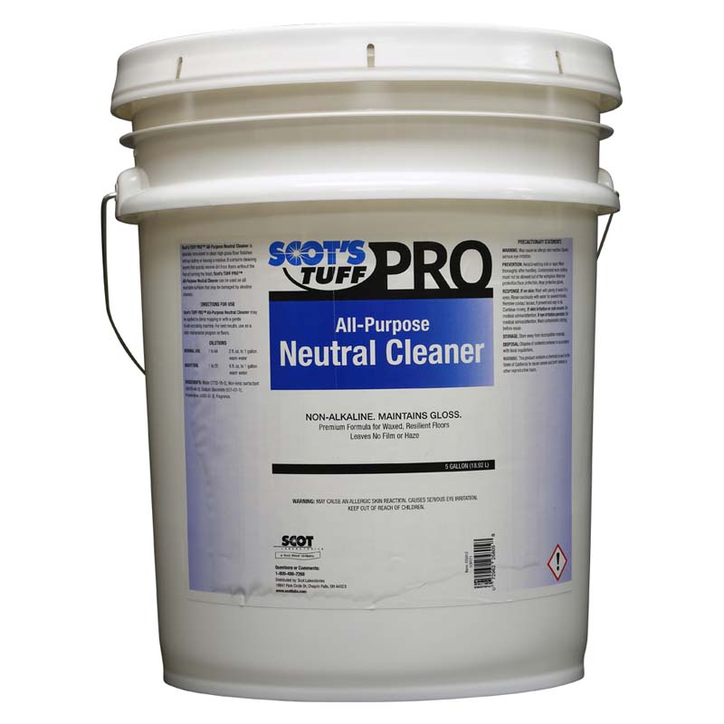 Cleaner, Neutral All Purpose 5 Gallon Part Number: B5812 for Scot Labs