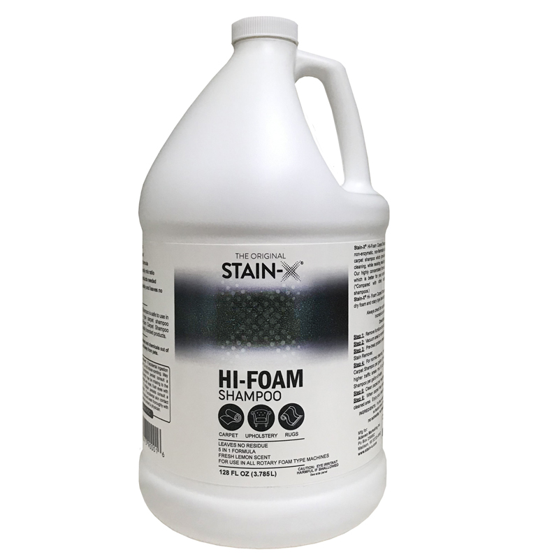 Cleaner, Shampoo Stain-X Foaming 1/gal. 4 Part Number: 90001-04S for Counter Sale