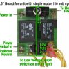 Control Module, Single Motor 15 Amp Units Part Number: 235S for Electrolux