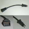 Cord, 6-1/2" Black Pigtail Hose Male/Female Part Number: 32-5721-92 for Fitall