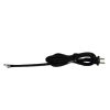 Cord, 6' Black 18/2 Heater W/O Eyelets 1250 Watt Part Number: 40806-10 for Fitall