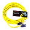 Cord, Yellow 50' 14/3 SJTW Extension W/Lighted End Part Number: CD7210Y for Fitall