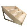 DISPLAY, FRESH WAVE WOOD RACK 3-TIER MAPLE Part Number: WCD for Counter Sale