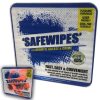 DISPLAY, SAFEWIPES COUNTER SIGN METAL 10.5"x10.5" Part Number: SAFEWIPES SIGN for Counter Sale