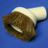 Dust Brush, 1-1/4" White Horse Hair Soft Rubber Part Number: 32-1620-22 for Fitall