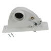 White Vacuupan vac pan for central vacuum built in systems under counter