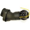 Elbow, Black Pivot QDC EBK340/EBK341 Part Number: 10.9 011-353 for Fitall