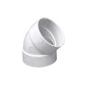 Fitting, White Ell 45 Degree Vaculine 80/Case Part Number: 765517W for Built-In