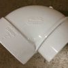 Fitting, White Short 90 Ell Spigot Part Number: 765507W for Electrolux