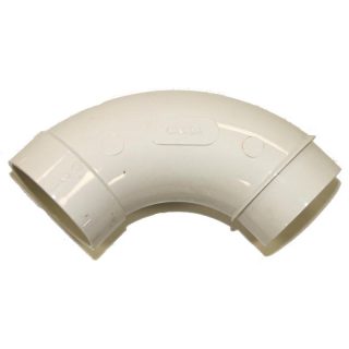 Fitting, White Sweep Spigot 90 Deg Vaculine 50/Cs Part Number: 765511W for Built-In
