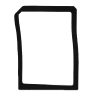 Gasket, Rectangular Bag Housing Seal ProForce Uprt Part Number: 104738 for Proteam