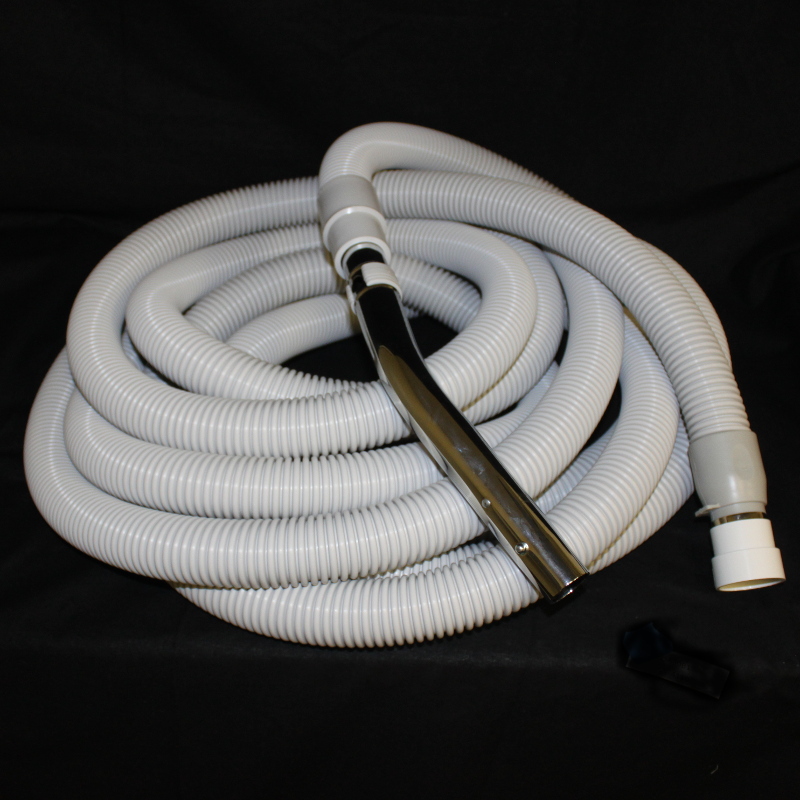 Hose, 1-3/8" x 30' Gray CP W/Button Lk & Band Cuff Part Number: EX130138030BI for Electrolux