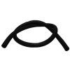Hose, 6'x 1-1/4" W/O Ends Black Part Number: RF400114006PB for Shop Vac Replacement