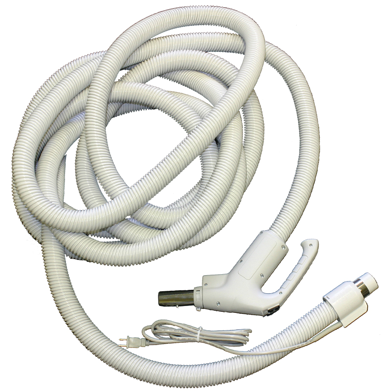 Hose, Lt Gray 30' Bttn Lock 6' Pigtail Convert CP Part Number: 4W3530FPWS for Built-In