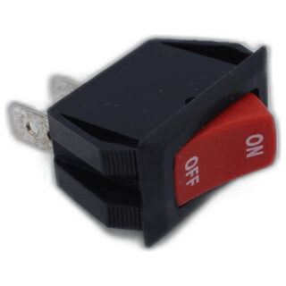 Switch, Black W/Red Rocker Rectangular Windtunnel Part Number: 38-9300-05 for Hoover Replacement