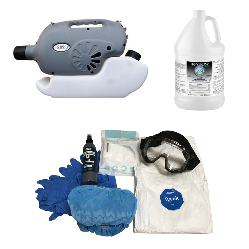 Kit, C100 Fogger, Last Disf Gal & 6 pc Protctn Kit Part Number: FoggerKit for Jansan