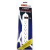 Outlet Strip, 6 Grounded Outlets W/ Circuit Breake Part Number: 64-661 for Shop Supplies