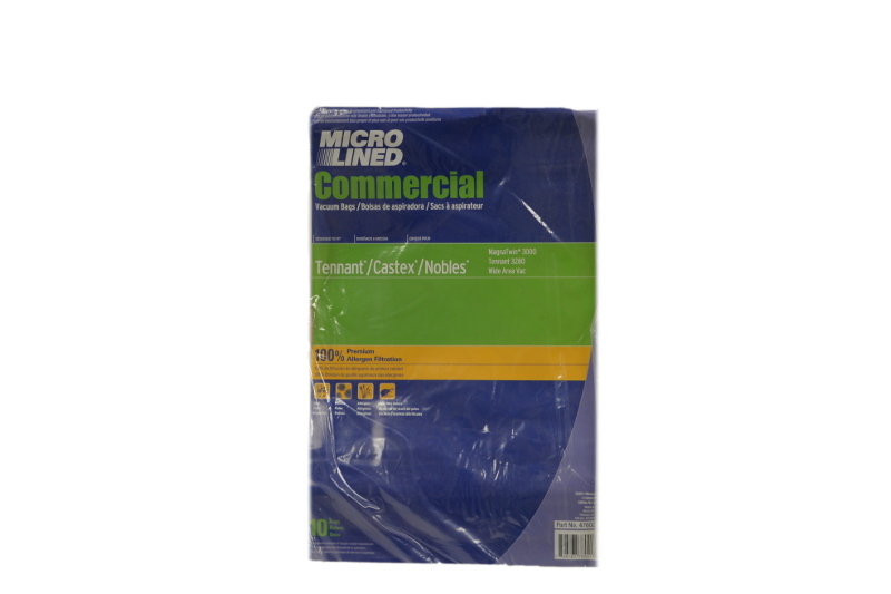 PAPER BAG, :( NOBLES MAGNATN/TEN 3280 MICRO DVC 10 Part Number: 476021 for Tennant Replacement