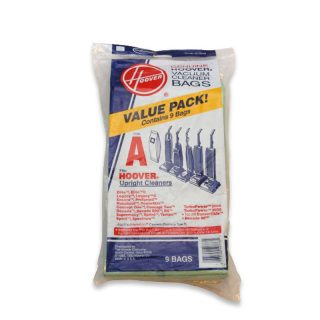 PAPER BAG, TYPE A UPRIGHT TOP FILL 9PK Part Number: 4010221A for Hoover