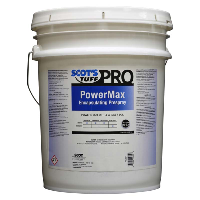 POWER MAX PRESPRAY, LVC ENCAPSULATING 5GAL PAIL Part Number: B5312 for Scot Labs
